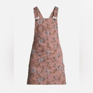 Pink floral denim jumper size L